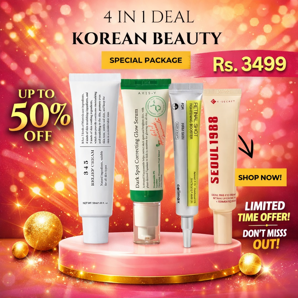 Korean Skincare 4-in-1 Bundle – Complete Glow Routine