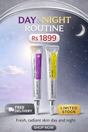 Mary& May Day & Night routine ✨(Spicule Collagen PDRN) (Spicule Retinol PDRN)