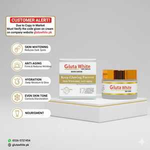 Gluta White Cream for Face Beauty